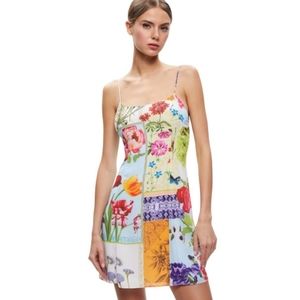 Alice + Olivia Ira Mini Dress in Make a Statement